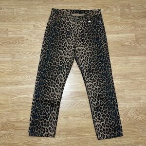 Leopard Print Jeans